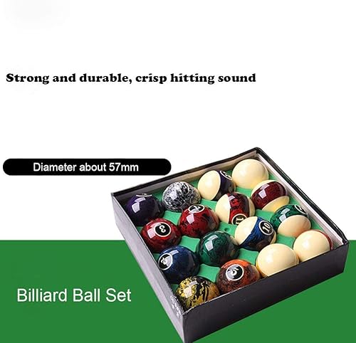 Miniatura 6 de CUPPA Juego de bolas de billarbolas de billar profesional, 16 bolas completas para mesas de billar