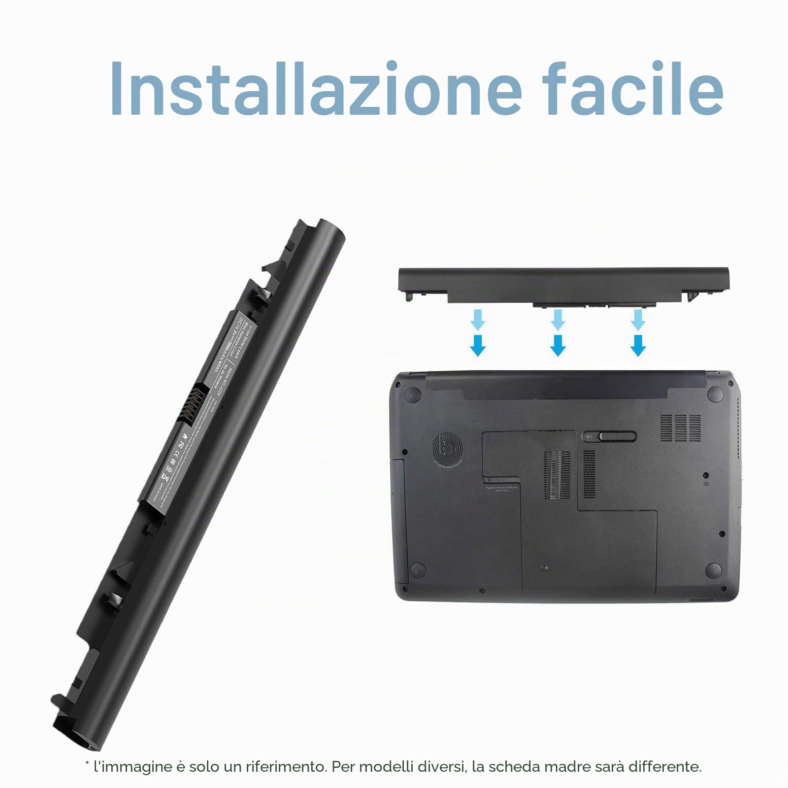2850mAhJC04 JC03 Batteria di ricambio per HP 919700-850 919701-850 Pavilion 250 G6 255 G6 17-AK025NG 17-BS011DX15-BS650UR 15-BS650TX 15-BS635TU 15-BS635UR 15-BW635UR TPN-C129