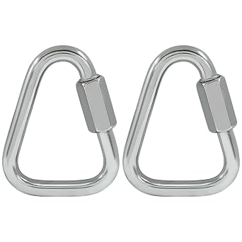 Delta Quick Links, 5/16 Inch, 316 Stainless Steel, 2 Pack