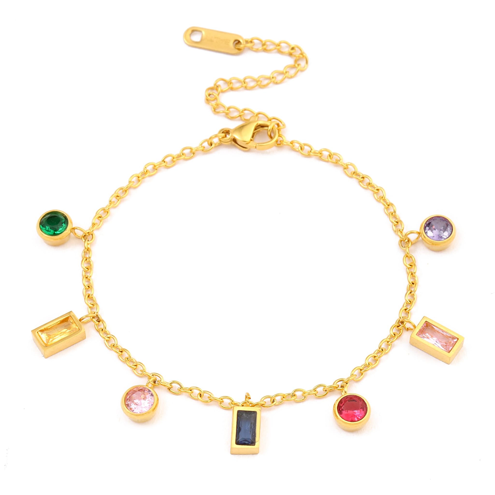 Salty Diwali Jewellery Collection | Sparkling Multicolor Charm Bracelet for Women & Girls | Wrist Band | Fancy & Stylish | Festive, Birthday & Anniversary Gift for Girlfriend, Wife, Sister & Mother | Aesthetic Jewelry | Accessories for Everyday Wear (B0DCP13P69) Amazon Price History, Amazon Price Tracker