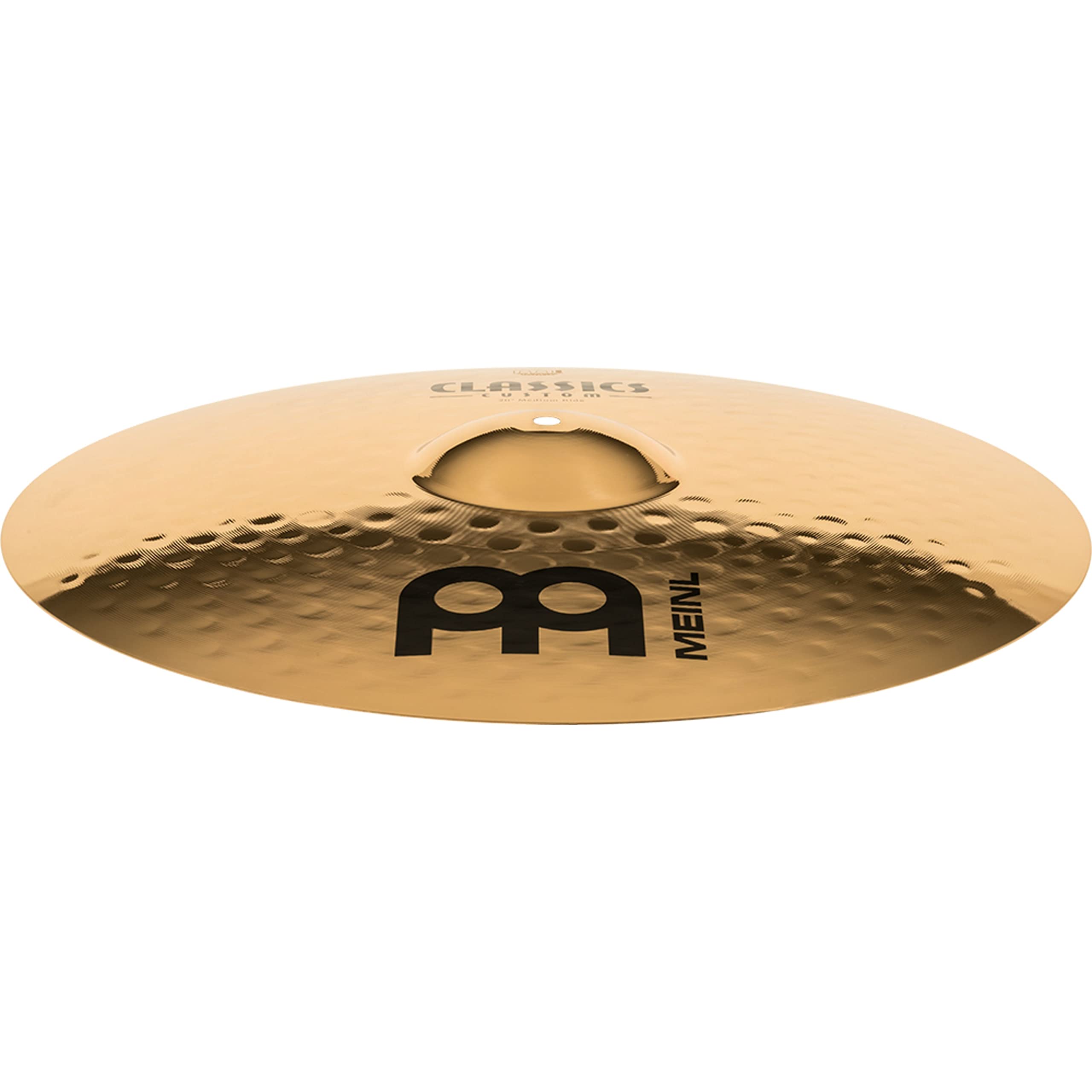Meinl Cymbals Classics Custom Brilliant Cymbale Ride Medium 20 pouces (50,80cm) pour Batterie – B12 Bronze, Finition Brillante, Fabriquée en Allemagne (CC20MR-B)