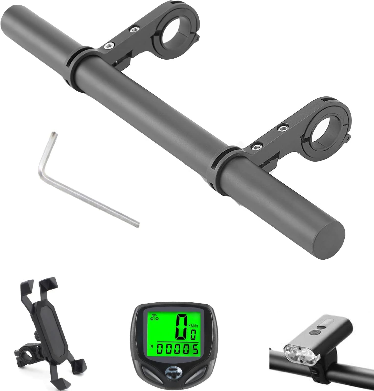 Bike Handlebar Extender,Bike Handlebar Extender with Double Mounting