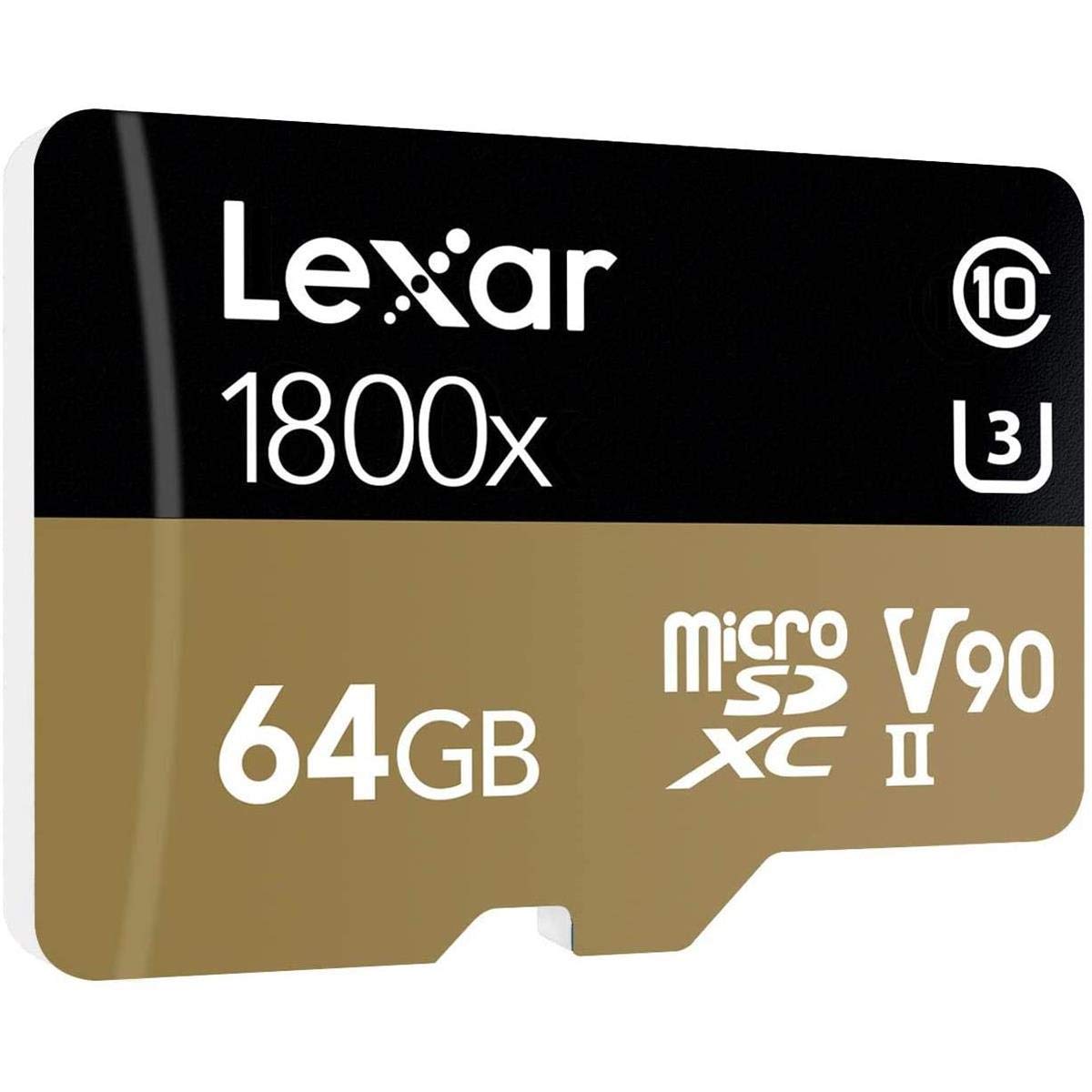 Lexar Professional LSDMI128CRBNA1800R - Scheda di memoria flash microSDXC 128 GB UHS-II W/USB 3.0 64 Gb