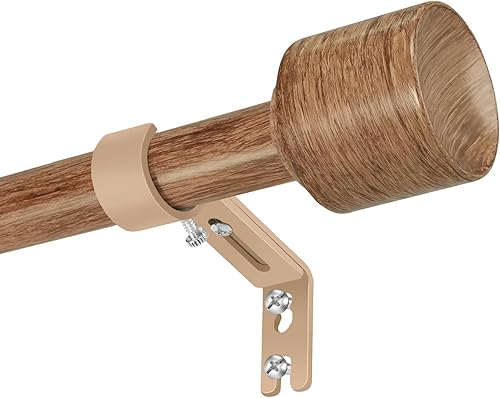 Miniatura 12 de Barras para cortinas negras mate de 1 pulgada de diámetro. La barra en sí mide de 30 a 90 pulgadas, 1 paquete se ajusta a ventanas de 30-84 pulgadas