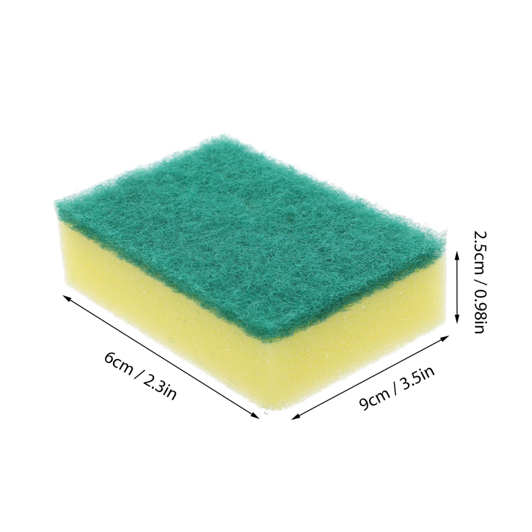 Hemobllo Spugne Abrasive da Cucina e Spugna da Lavandino 100 Pezzi in Materiale Spugnoso Resistente, senza Sostanze Chimiche, per Pulizia Pentole, Piatti e Superfici Cucina, per Uso