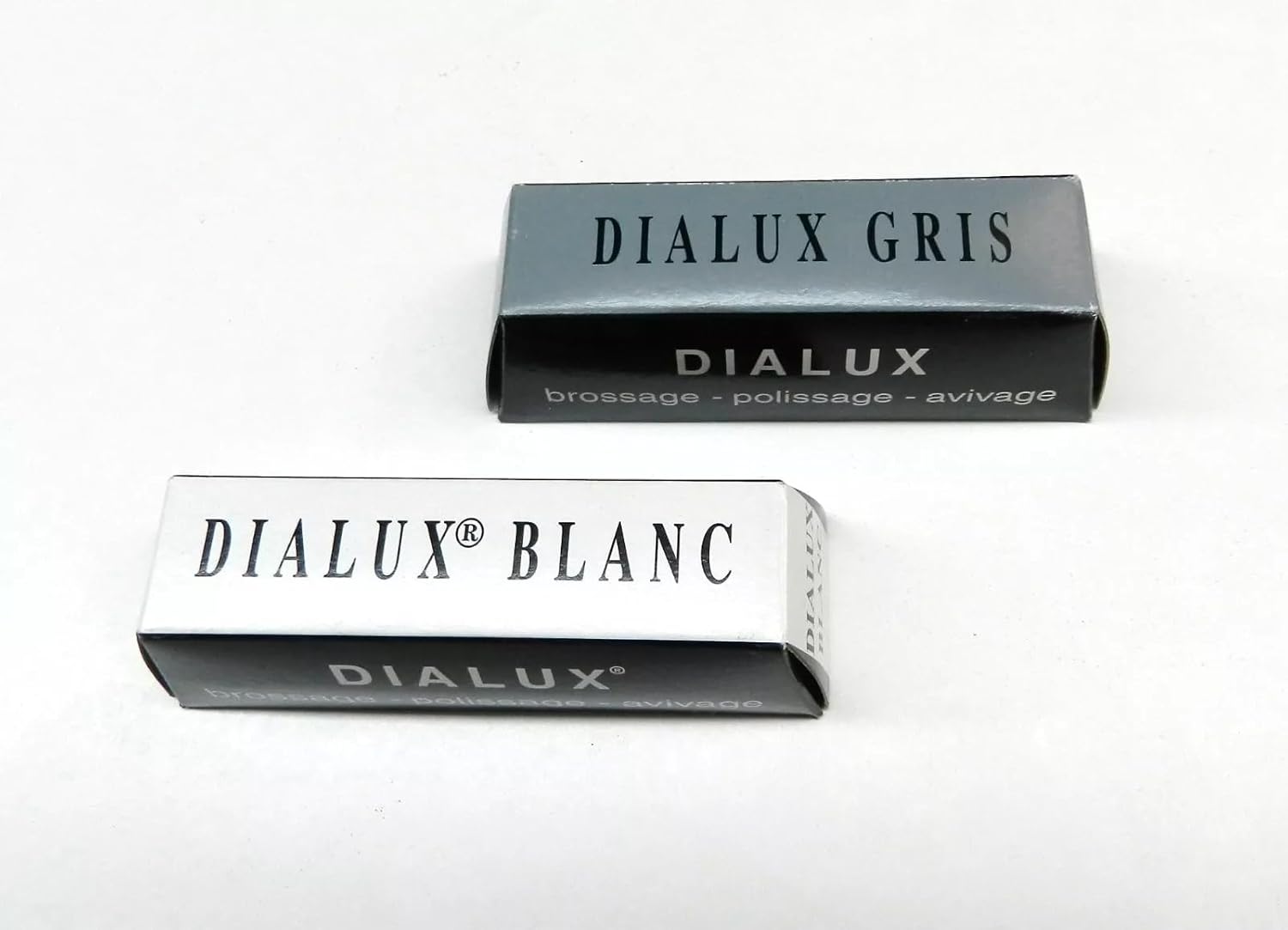 Dialux White and Gray Polishing Compound Jewelers Rouge Silver Polish Metal Finish