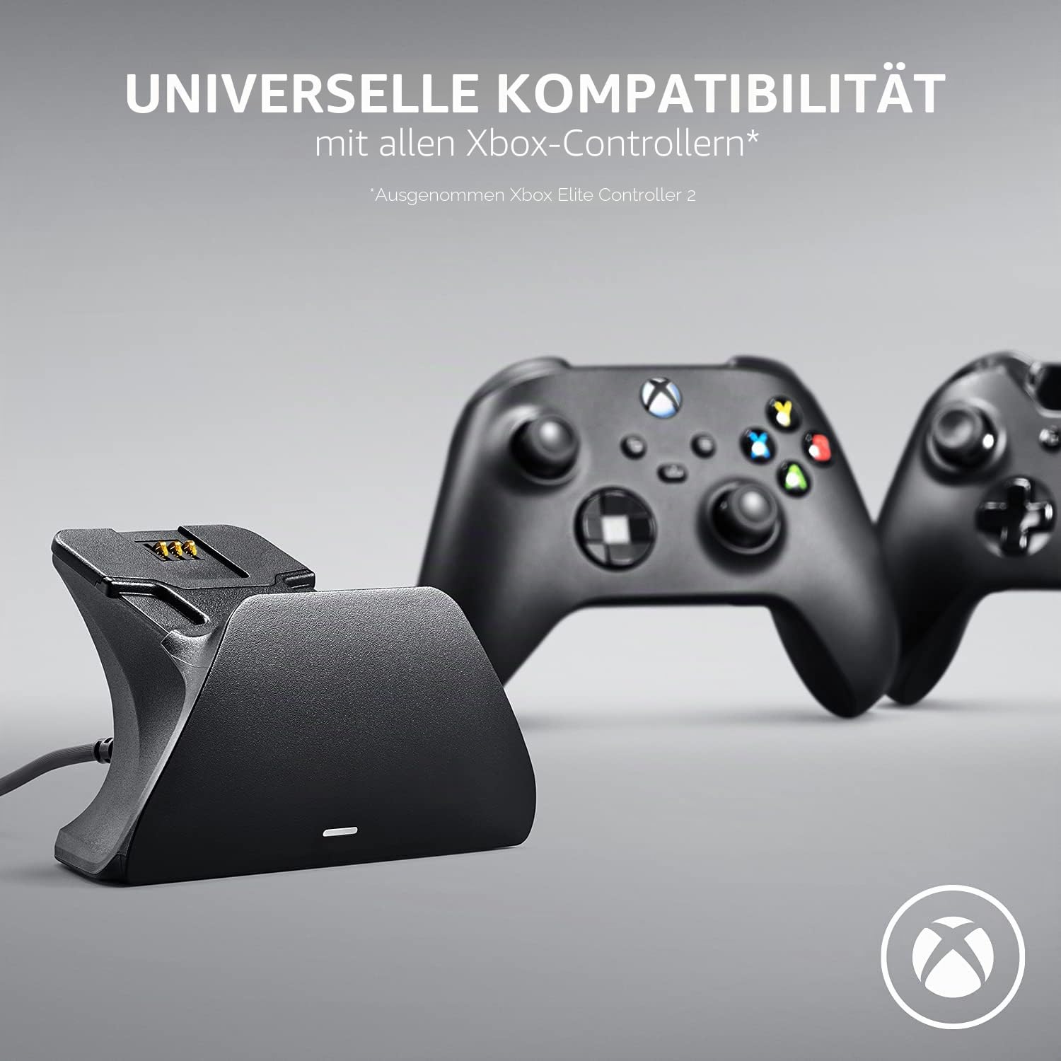 Razer Universeller Schnellladeständer für Xbox Series X|S: magnetisches, sicheres Laden, perfekt passend zu Xbox Wireless Controllern, USB-betrieben, Pulsrot (Controller separat erhältlich) Pulse Red