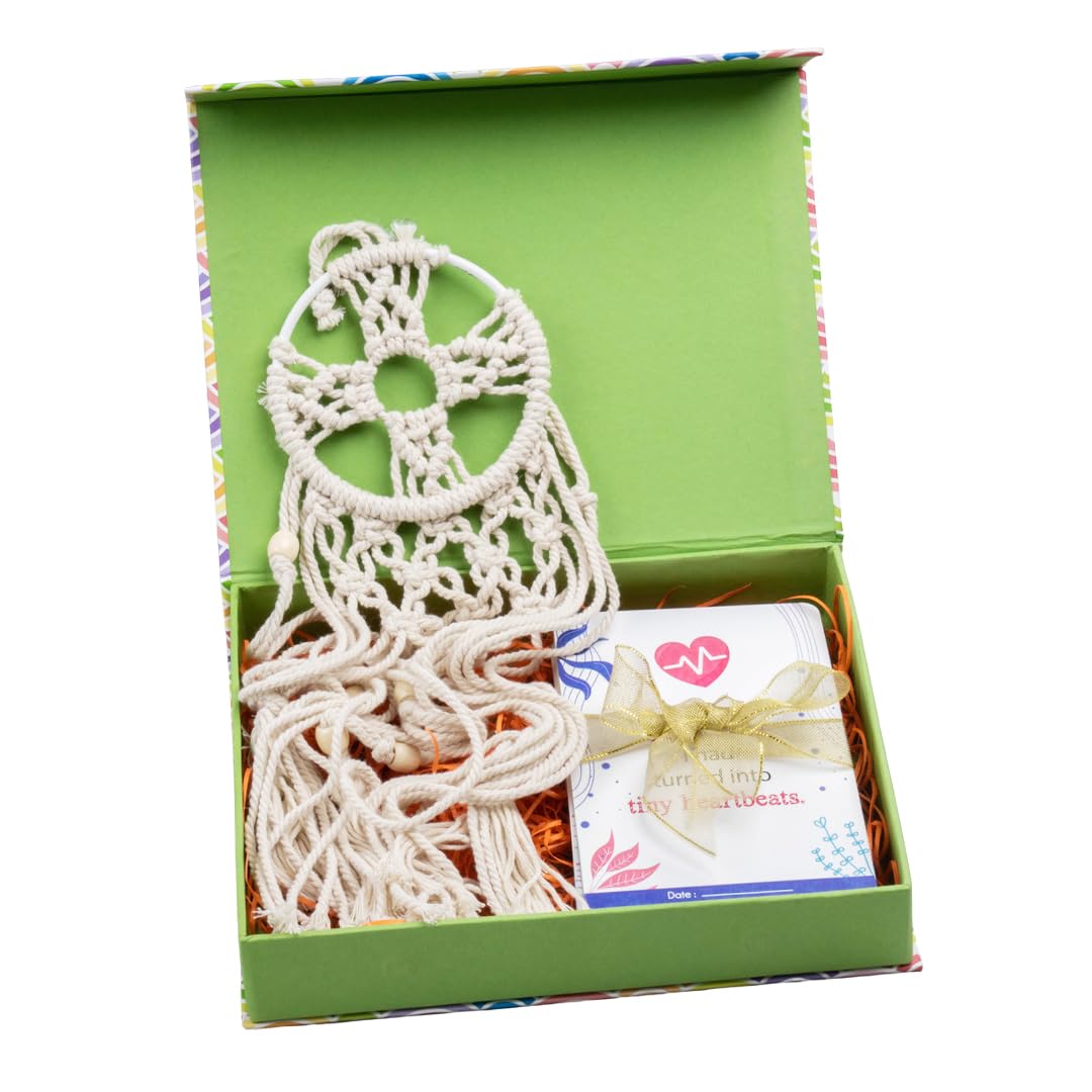 Neñolo Pregnancy Journey Memorable Moments Card Set With 1 Macrame Dreamcatcher/Weeks Growth Milestone Cards/Pregnancy Cards Gift Set/Handmade Macrame Dreamcatcher/Cards -(28 Cards in a Set)-image-17
