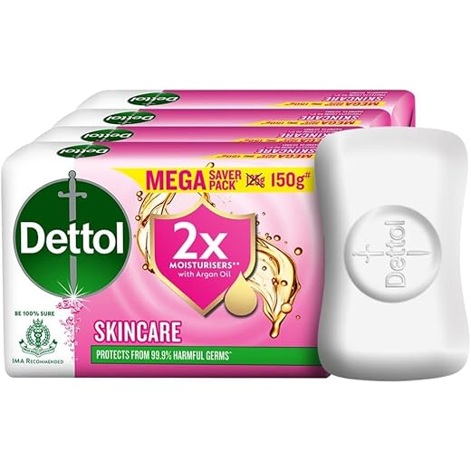 Dettol Beauty Bar 600g Pack - Softer Skin 150g