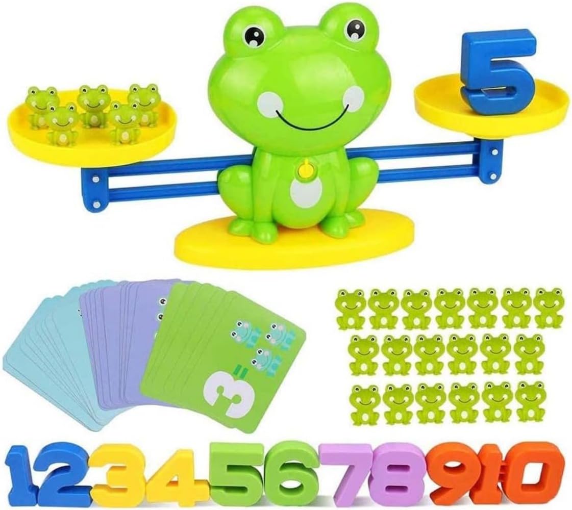 Amazon.co.jp: Giawkca 天秤 てんびん カエル 知育玩具 数字 バランスゲーム 算数 足し算 引き算 女の子 おもちゃ 男の子  おもちゃ 子供玩具 コイン カードゲーム 脳トレ 学習ゲーム 早期開発 色認知 図形認知 幼稚園教具 クリスマス 誕生日プレゼント : おもちゃ