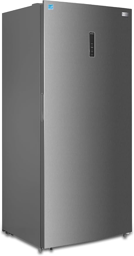 BLACK+DECKER 21.2 cu ft stainless look convertible upright freezer refrigerator