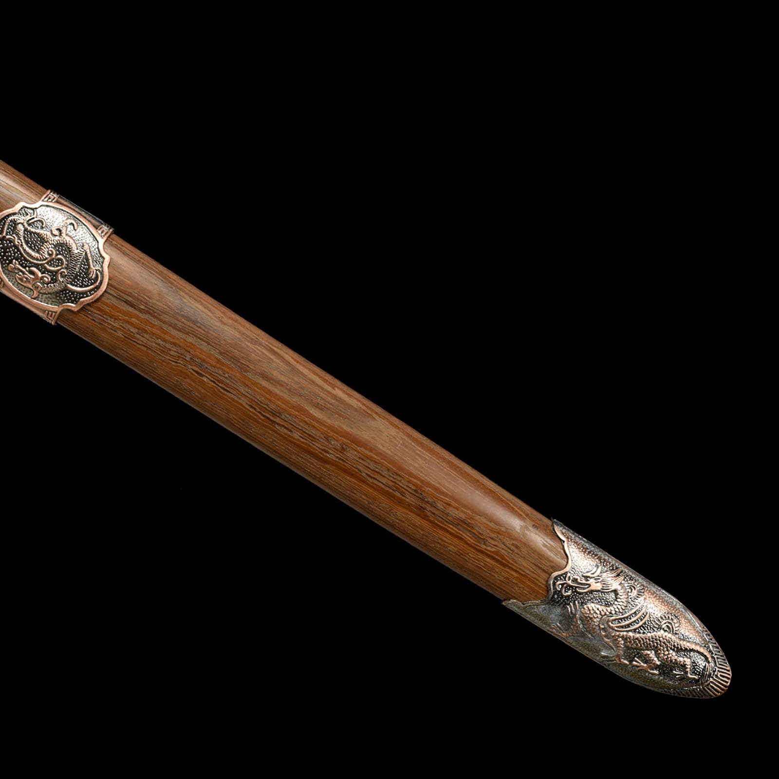 Espada de Tai Chi 102 cm madera sándalo natural con vaina madera maciza Bokken para entrenamiento Kendo