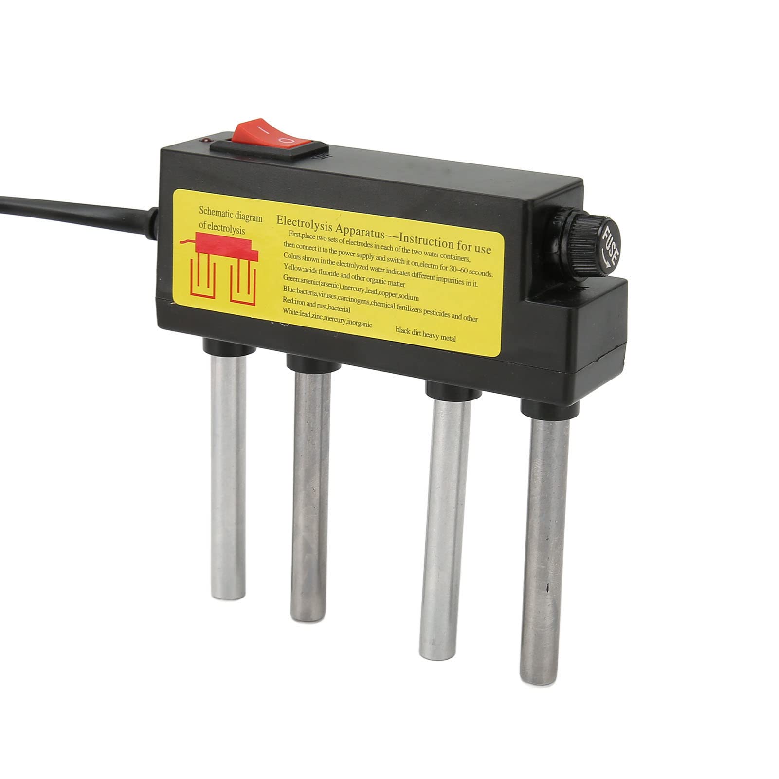 Generic Elektrolizator Wodny, 100-240 V WODA WODA ELEKRYLYZEDER-CLEVER-CLEIVER OCHRONA OCHRONA ŁATWA W SZYBKIEJ TESTU PICZY (wtyczka UE)