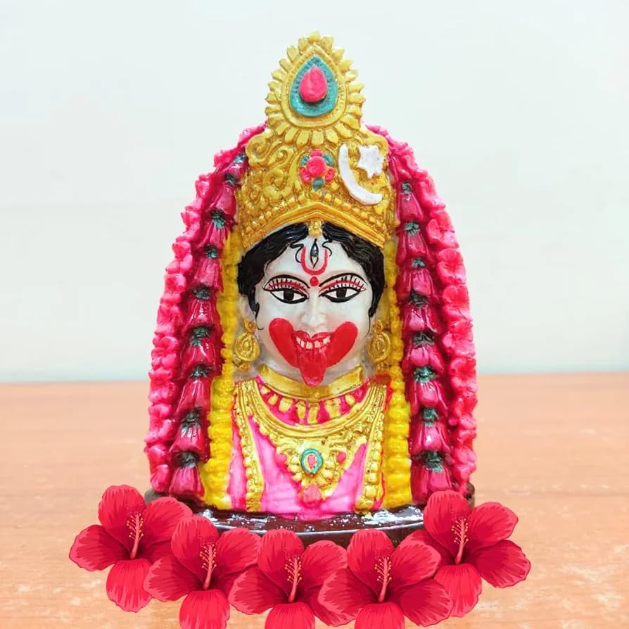 Beautiful Statue Idol Maa Tara, Kali Ma, Tara ma Murti for Pooja, Room, Home Decoration I Decorative Showpiece - 15.5 cm | Resin Murti | Colour - Multi