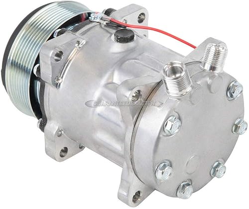 Miniatura 2 de Compresor de CA y embrague AC reemplaza Sanden 8100 con bobina de 12v - BuyAutoParts 60-03245NA Nuevo