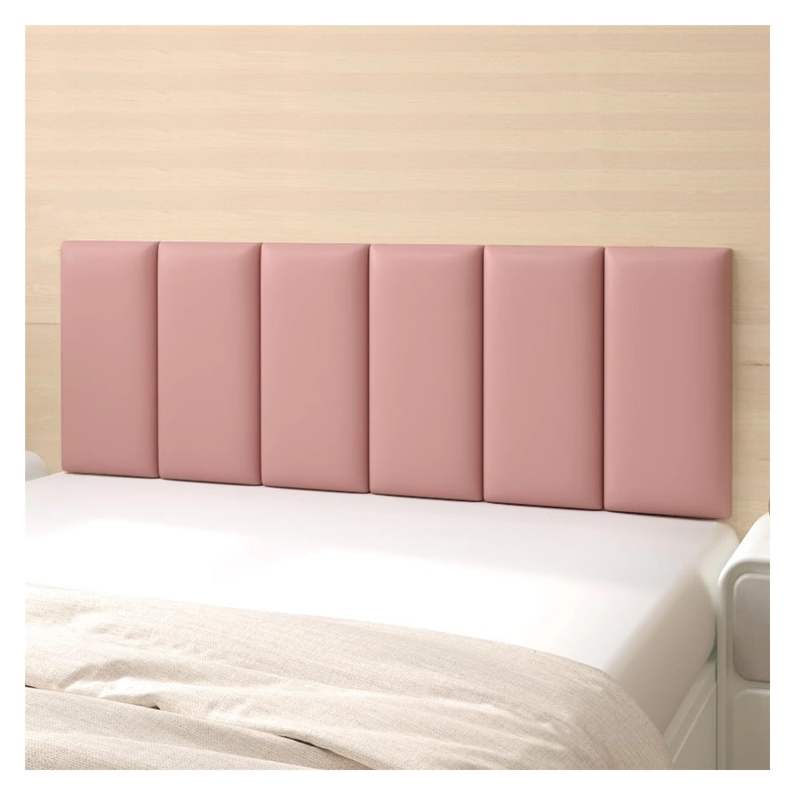 Rembourrage mural moderne pour chambre à coucher avec panneaux tête de lit cuir 180x60