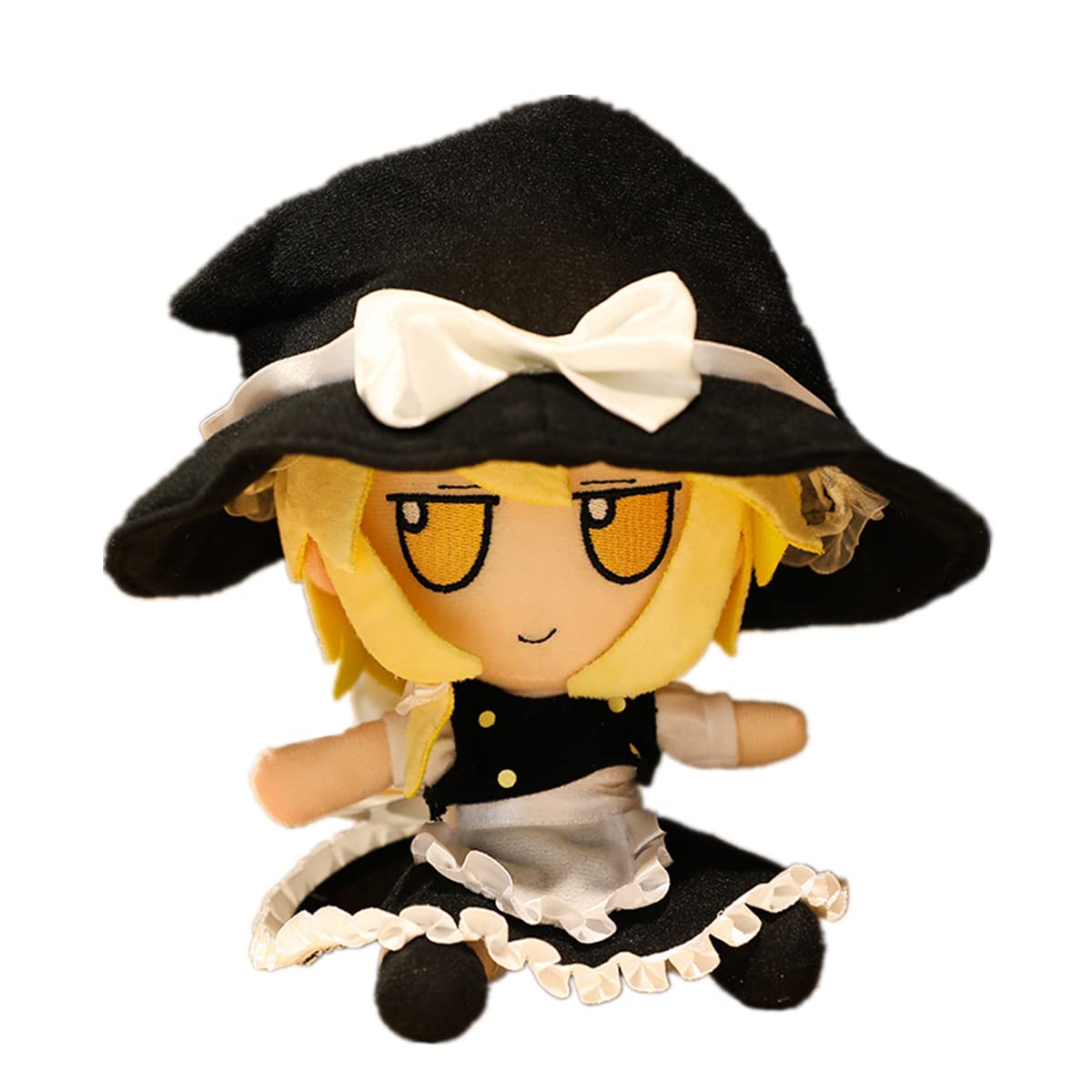 SonsokeTouhou Project Figure Plush Pillow Manga Cosplay Plush Throw Pillow for Halloween Decorations 20cm (Kirisame Marisa)