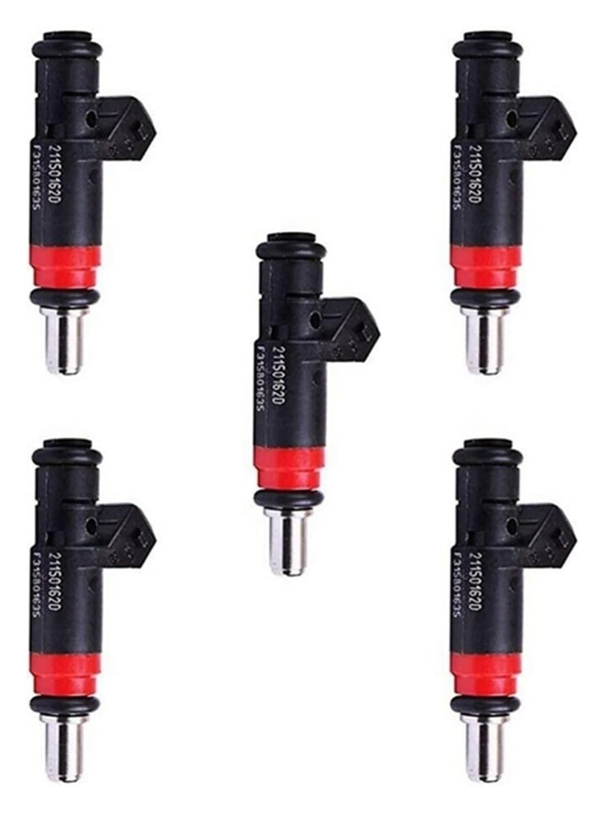 Qwqwfa One Color Petrol Fuel Injector For Benz Nozzle Dosing Module Fuel Injector 5Pcs Car Injection Valve 21150162D