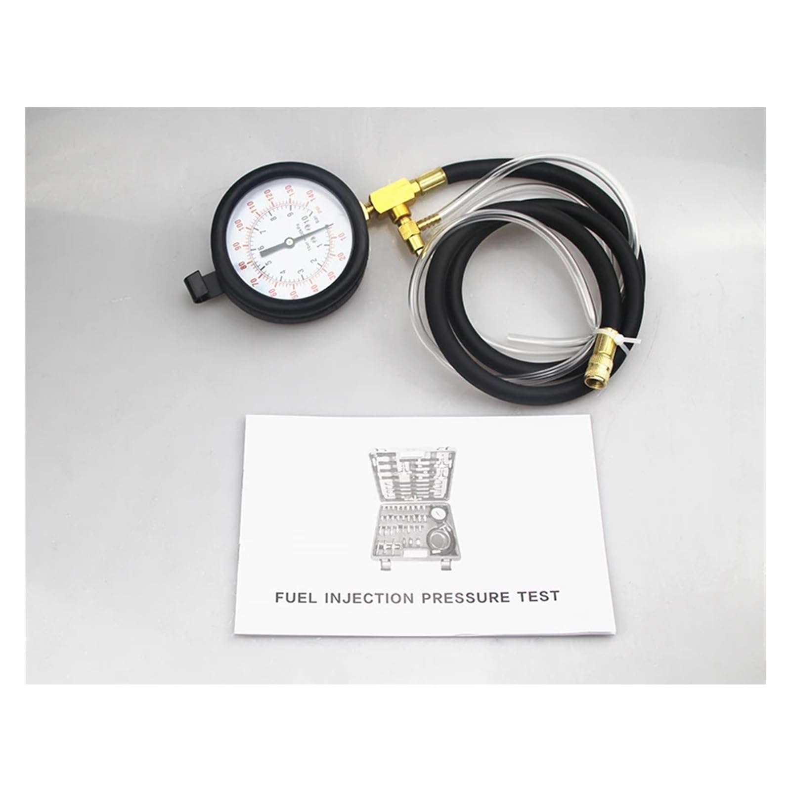 Kits De Prueba Inyección Motor, Manómetro Lujo TU-443, Medidor Presión Combustible Suficientemente Preciso