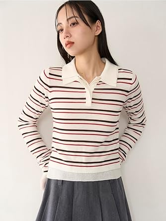 Amazon | [スナイデル] Sustainaレイヤードポロニットプル