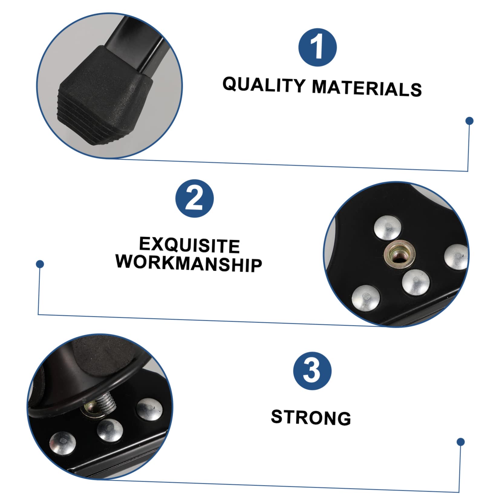 Levemolo Sturdy Clarinet Holder Flute Bracket Portable Design Tripod Stand Prevents Floor Damage for Musicians