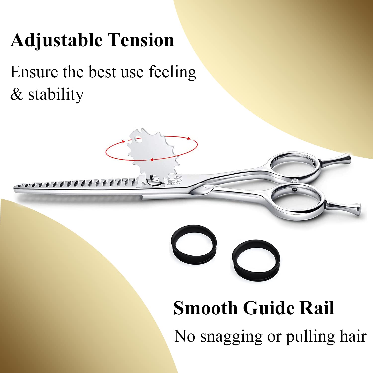 Amazon.com : Japanese Stainless Steel Hairdressing Scissors with