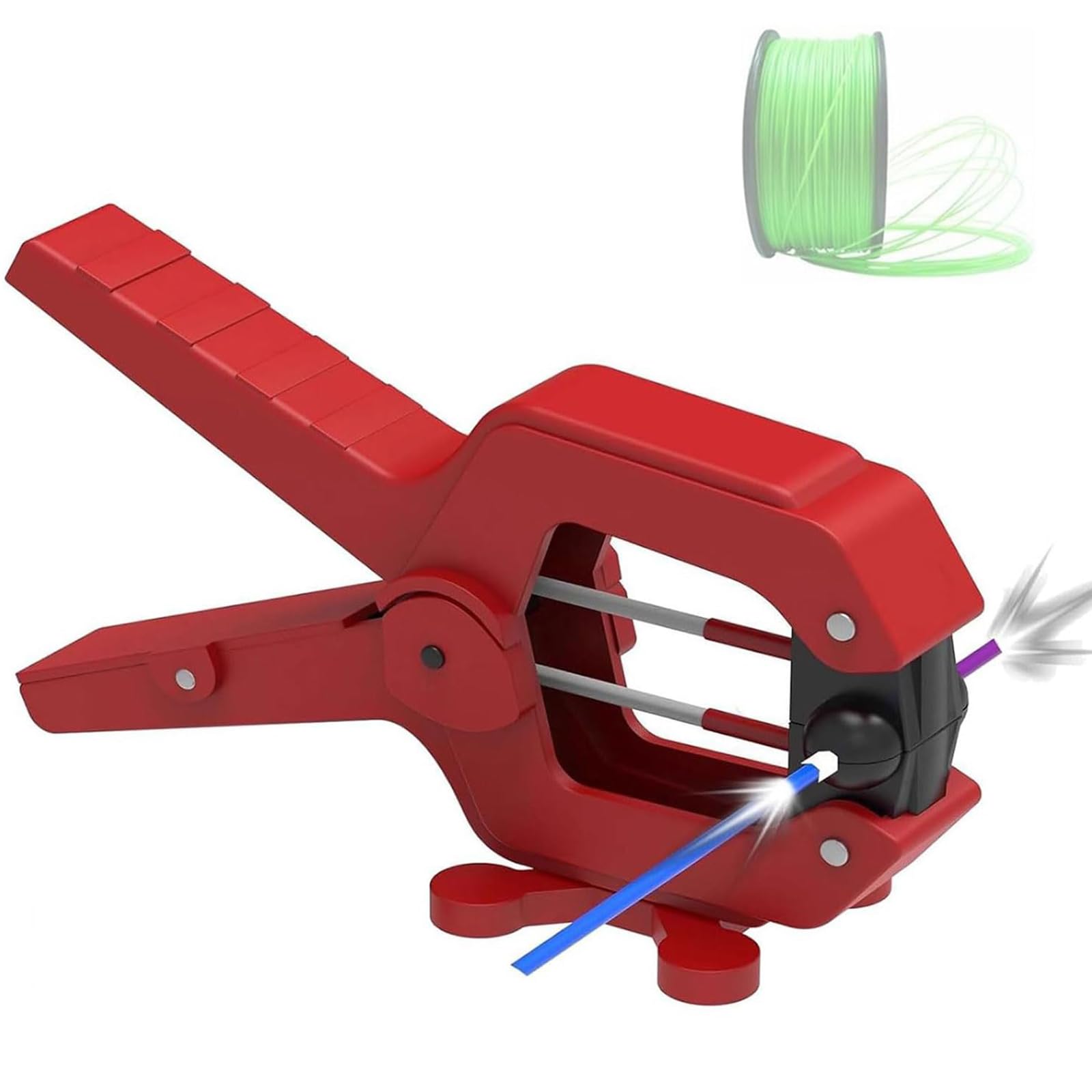 Łącznik filamentu do drukarki 3D – szybkie nagrzewanie 240°C złącze spawalnicze do PLA, ABS, PETG, TPU - regulowany timer, niezbędne narzędzie do naprawy i łączenia