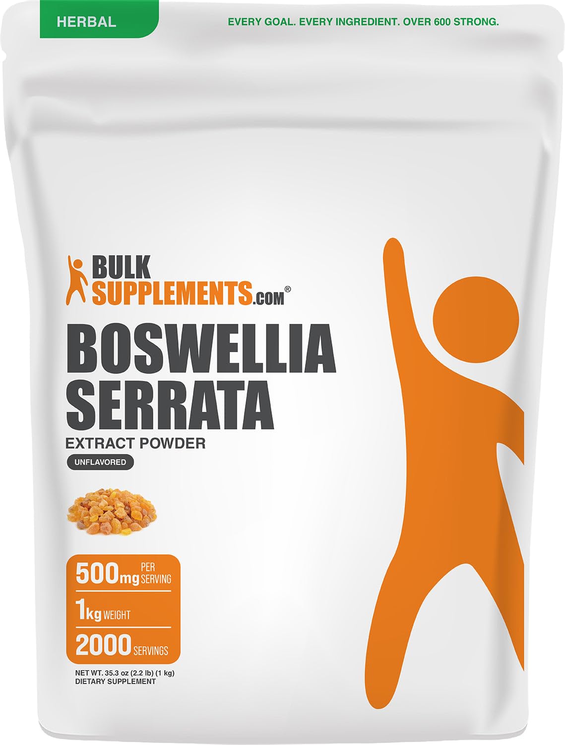 BulkSupplements.com Boswellia Serrata Extract Powder - 1KG (Pack of 1)