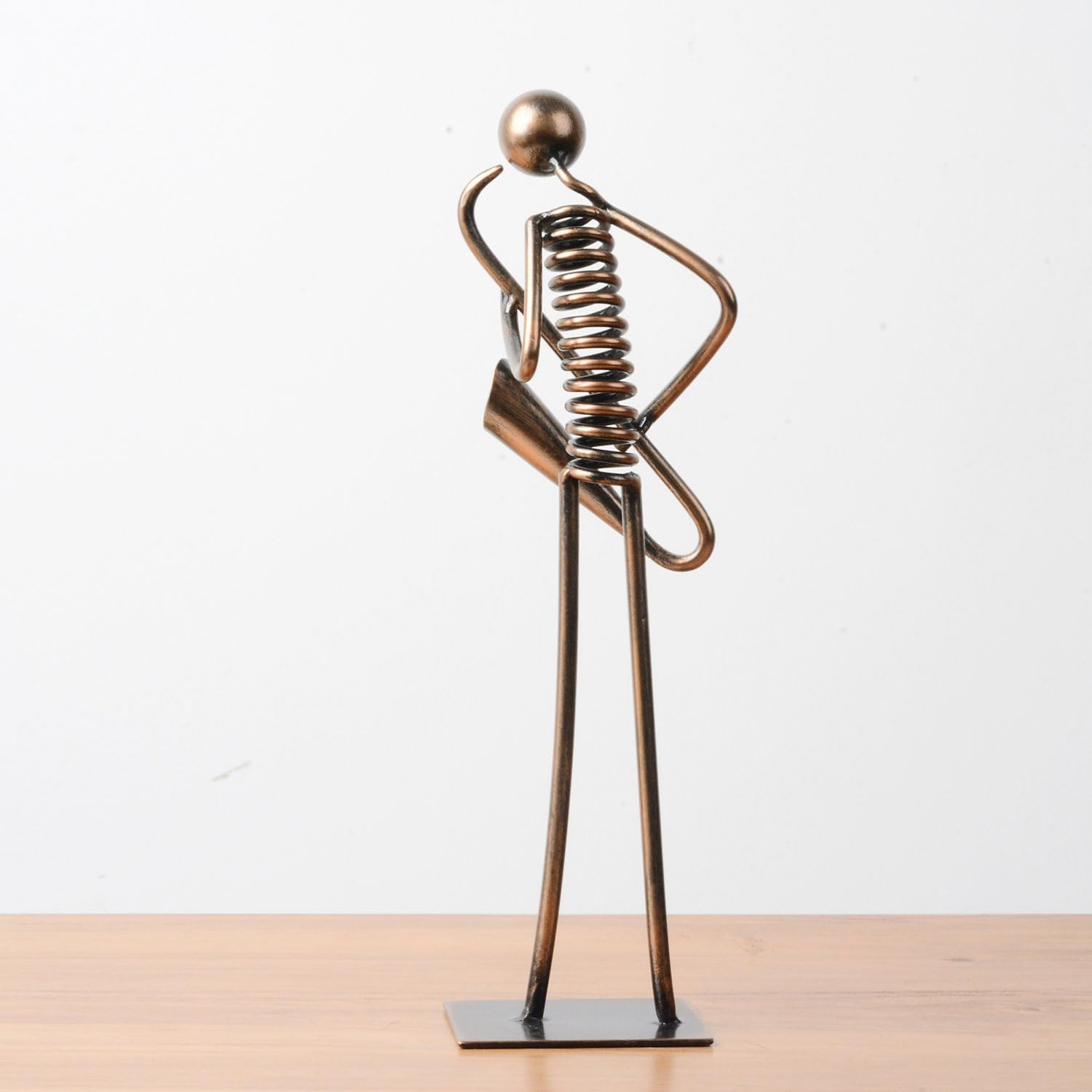 SEINHIJO Musical Figura Saxofón Escultura Moderno Decorativa Arte 27cm