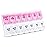 Sukuos AM PM Weekly Pill Organizer 7 Day, 2 Times A Day Medicine Pill Box with Easy Push Button, BPA Free Vitamin Cases for Fish Oil/Supplements (Pink&White)