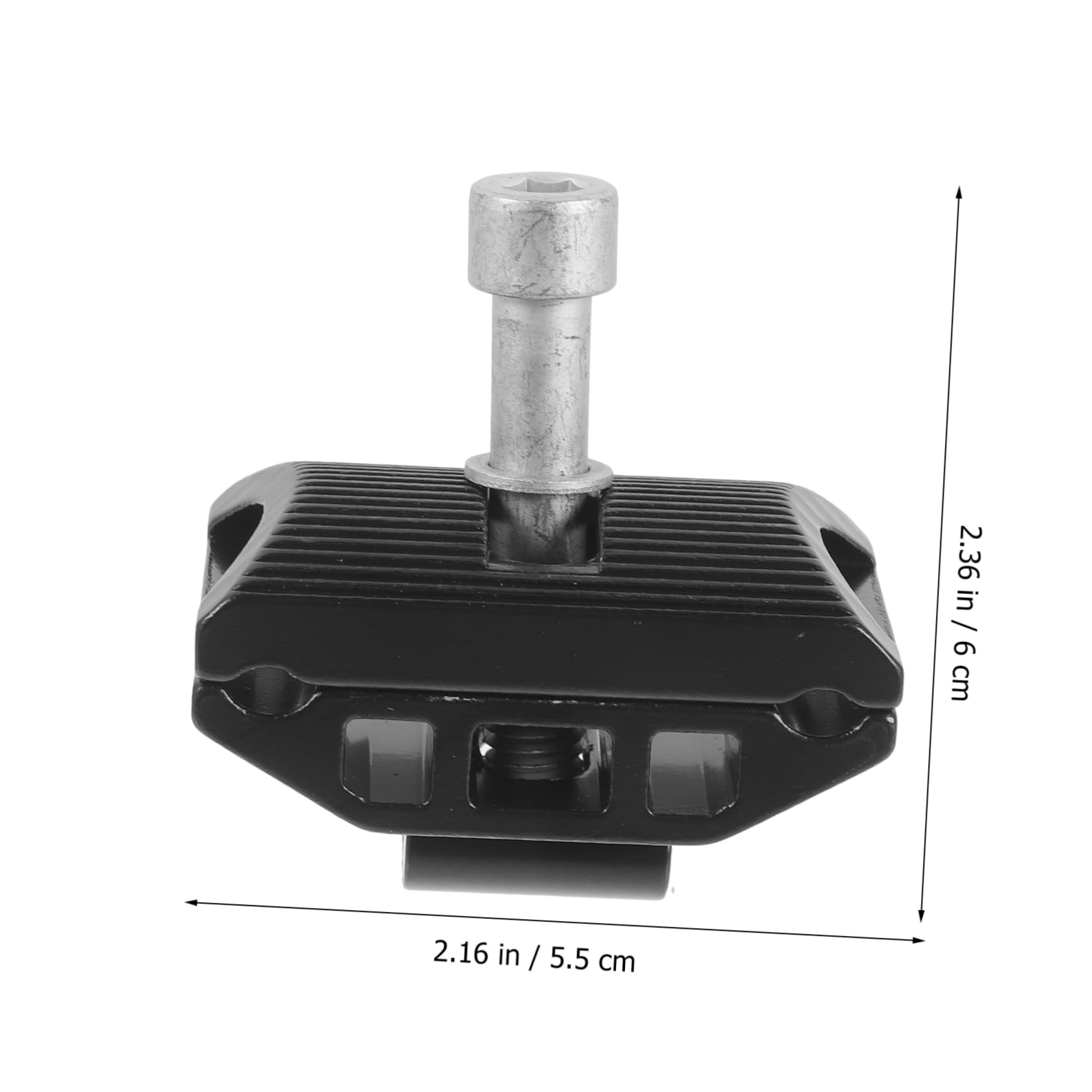 BESTonZON Seatpost Clamp Metal Saddlepole Clamp for Easy Installation Quick-release Design Fits Standard Rail Saddles for Outdoor Sports