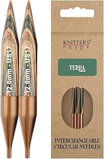 Knitter’s Pride Terra Special Interchangeable Needles 4" (10cm) – US Size 17 (12mm)