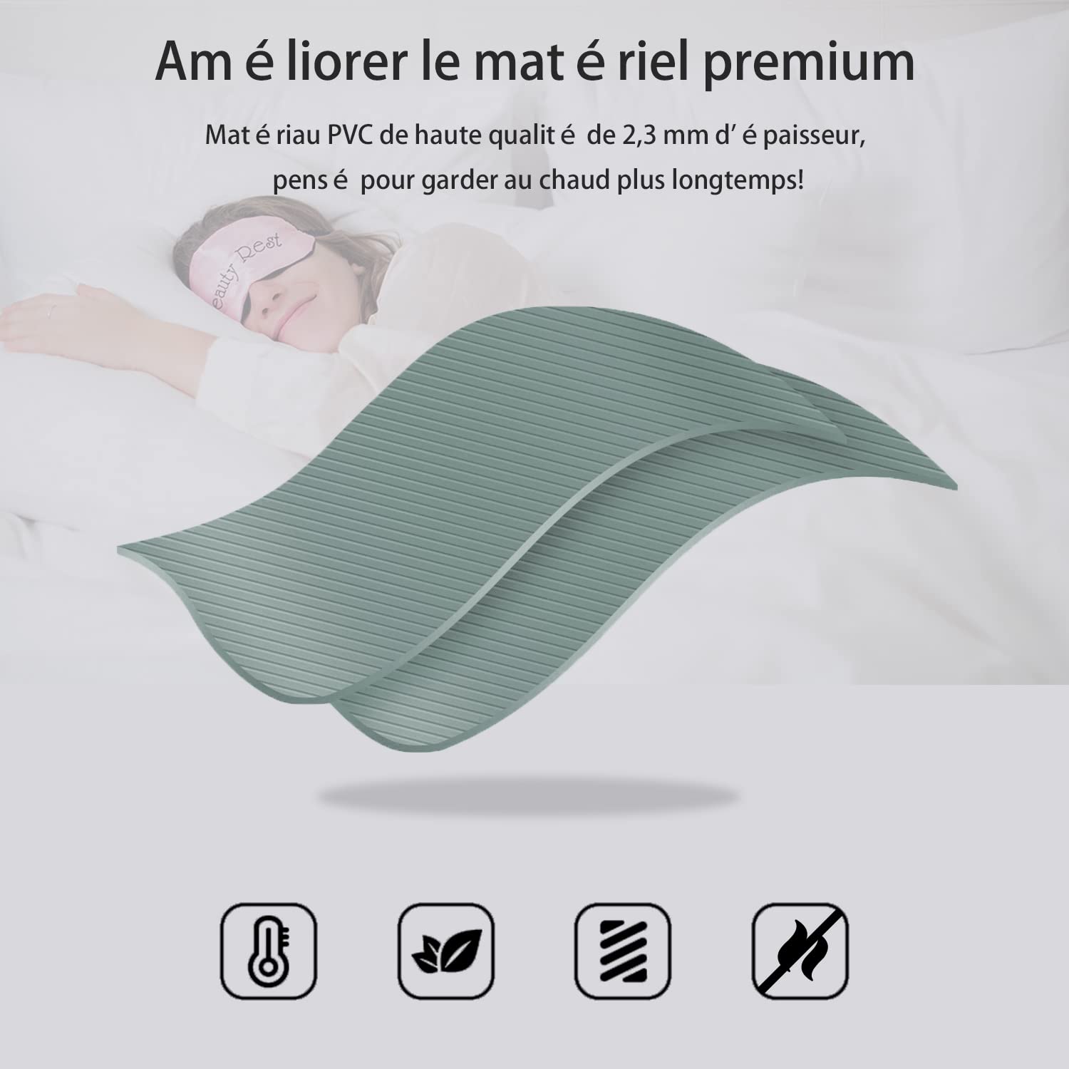 sac d’eau chaude 2000ML chauffe et compresse froide chaude recongelée avec rayures classiques pour soulager la douleur thérapie froide chaude