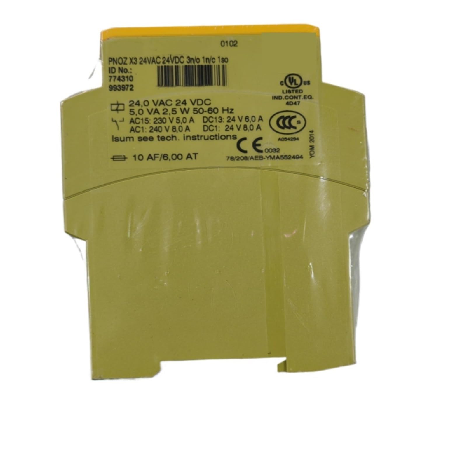 WQGQPXOB X3 24VAC/DC 774310 Relay
