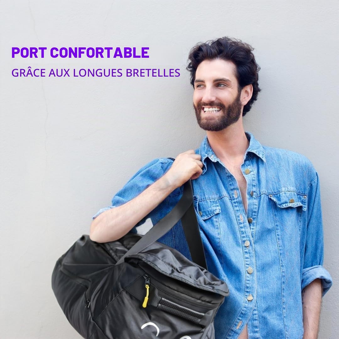 Coffre de toit 4 sacs avec marchepied pour un chargement et déchargement faciles et marqueur d'identification/Sac fourre-tout/sacs pour coffre de toit/sac pour coffre de toit