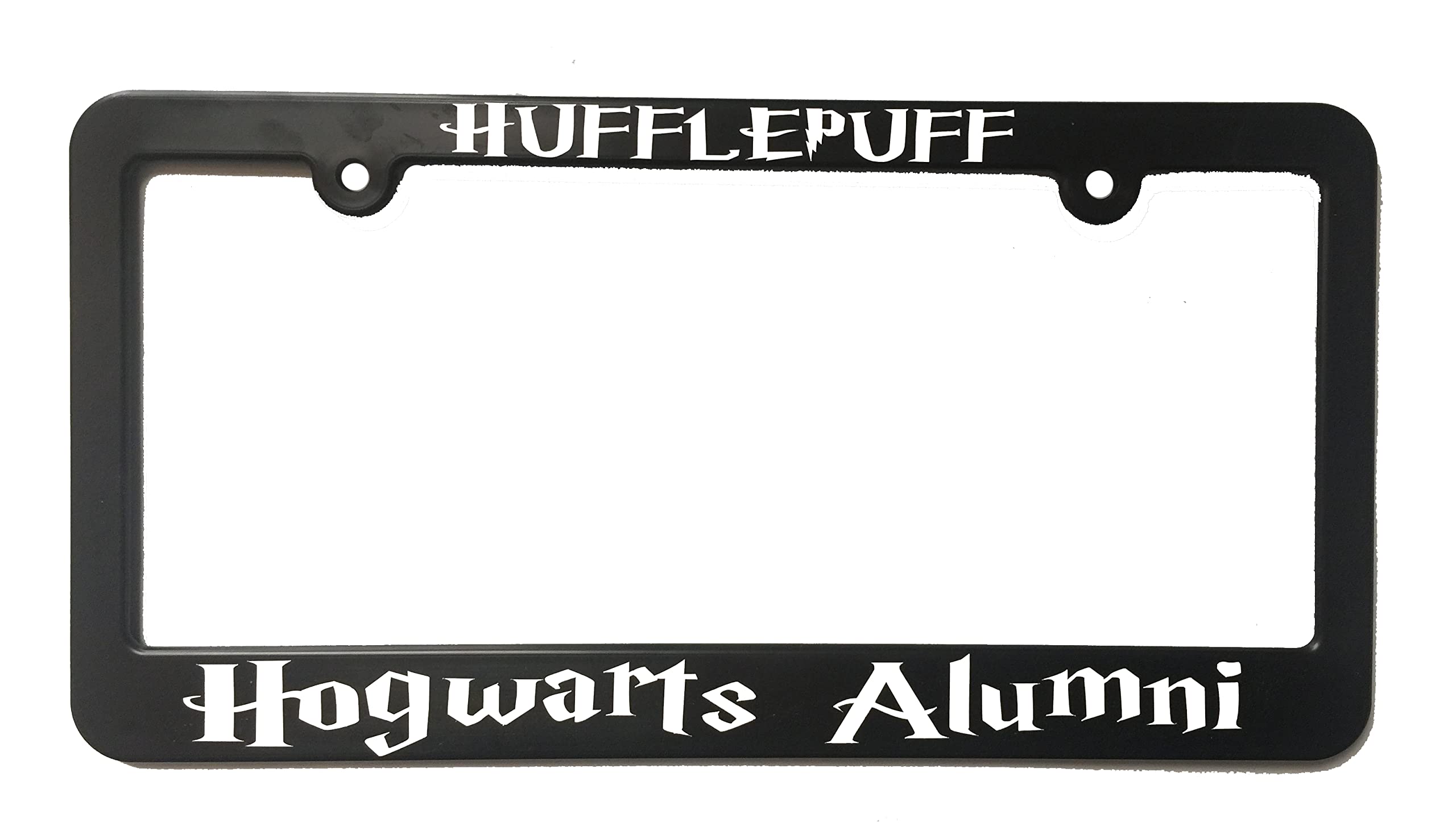 Hufflepuff Hogwarts Alumni Car License Plate Frame Holder