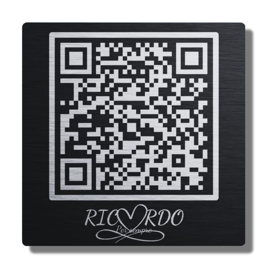 QR pour pierres tombales avec Mémoire Numérique - support QR code funérailles
