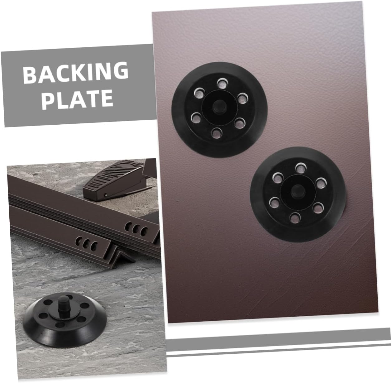 2pcs Car Polishing Pad for Drill Backing Plate for Buffing and Sanding Durable Polishing Tray for Automotive Use