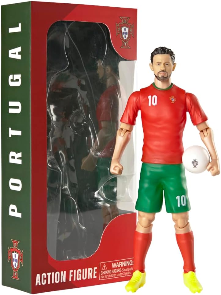 Banbo Toys Portugal National Bernardo Silva 8" Collectible Soccer Action Figure