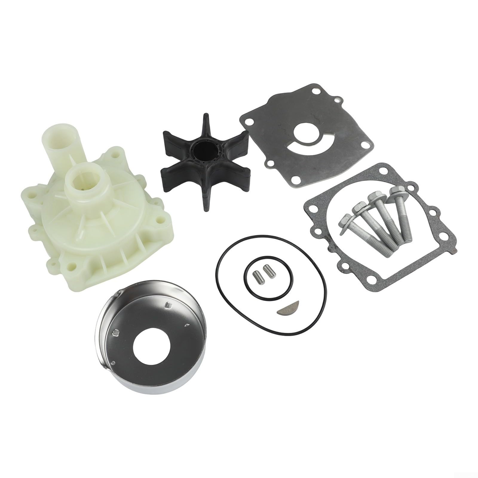 Kit Riparazione Pompa Acqua Fuoribordo 150 250 per hp Kit Riparazione | Compatibilità 150-250 per hp, flusso ottimale, previene surriscaldamento motore