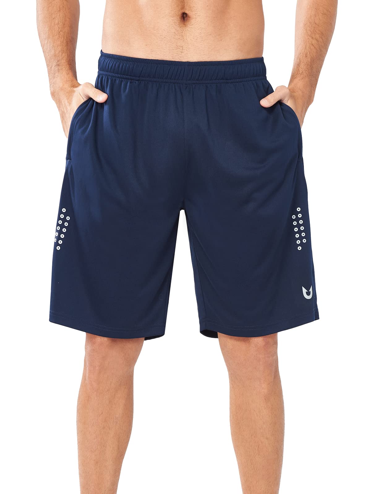 NORTHYARD Pantalones cortos deportivos de baloncesto de 10 pulgadas para hombre, de secado rápido, pantalones cortos de entrenamiento de malla ligeros para hombres ejercicio