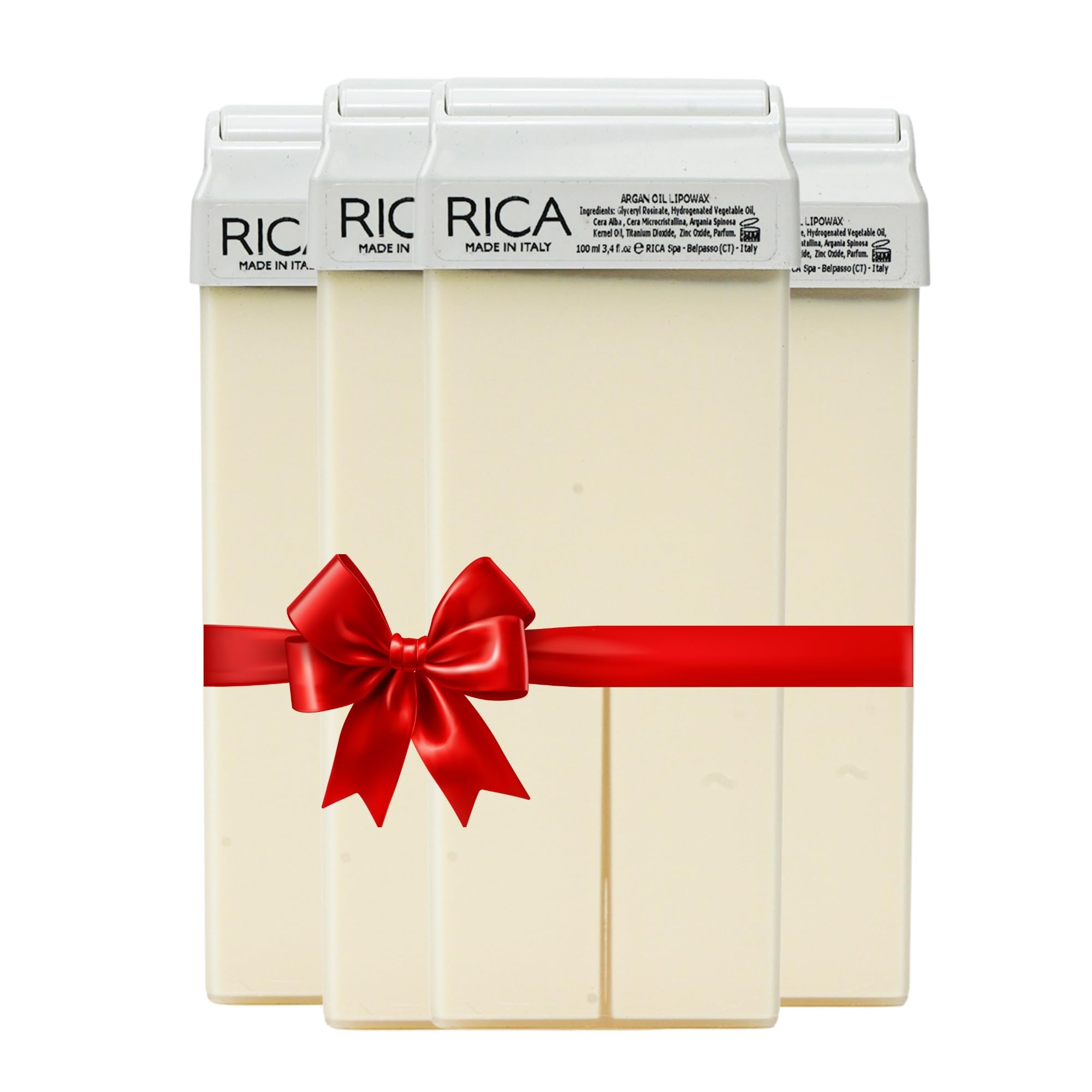 Rica Argan Oil Roll-On Painless Hair Removal Refill Wax For Men & Women| Quick & Easy Tan Removal Waxing for Sensitive Skin| 100 ml, Pack of 4-image-34