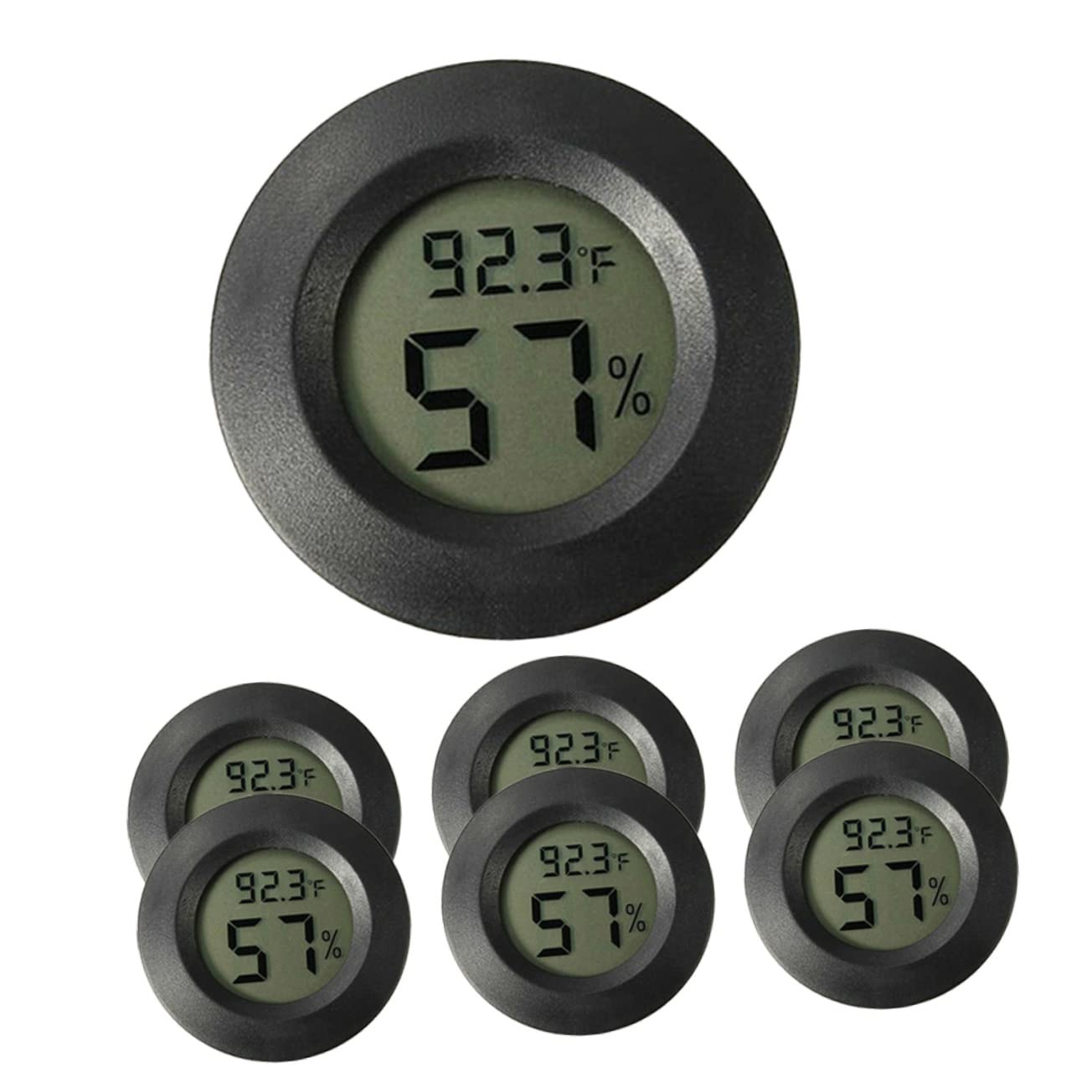 YARNOW 14pezzi Mini Termometro Igrometro Digitale per Terrario Misuratore di umidità e Temperatura per Rettili Compatibile per Uso Ed Esterno e Resistente