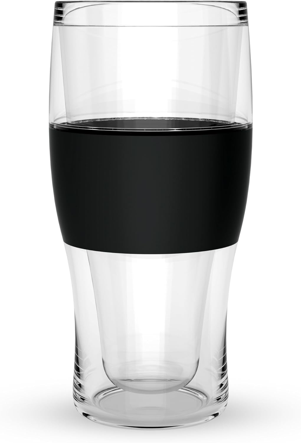 Host FREEZE Beer Glasses, Frozen Beer Mugs, Freezable Pint Glass Set, Insulated Pint Glass to Keep Your Drinks Cold, Double Walled Insulated Glasses, Tumbler for Iced Coffee, 16oz, Set of 2, Black - Image 16