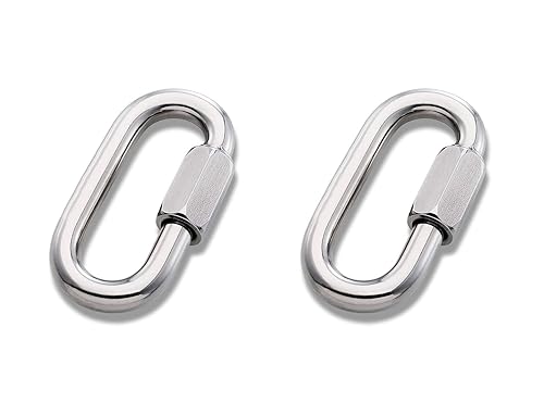 Vista 3 de 4 unidades de acero inoxidable 316 de enlace rápido de 5/16 pulgadas (0.315 in), grado marino, WLL 1500 libras (4 unidades de 5/16 pulgadas