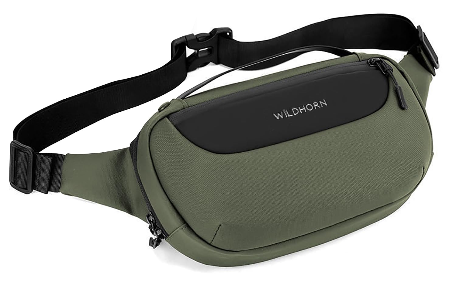 Crossbody Sling Bag for Men | Compact Waist & Chest Bag | Water-Resistant Travel Fanny Pack with Adjustable Strap for Daily Use, Hiking & Outdoor Activities. (Green)-image-49