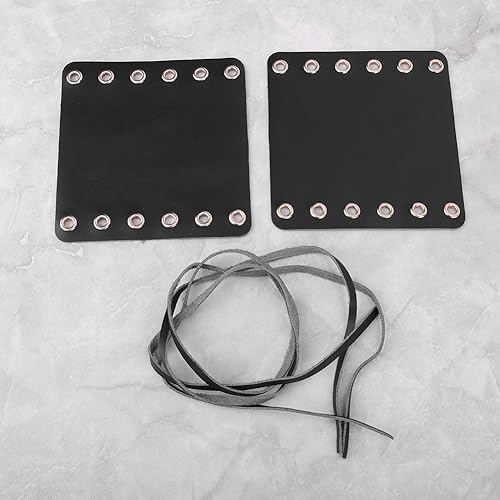 Miniatura 7 de Agarres de manillar de motocicleta con cuero, cubiertas de agarre de mano Accesorios de modificación de motocicleta (negro)