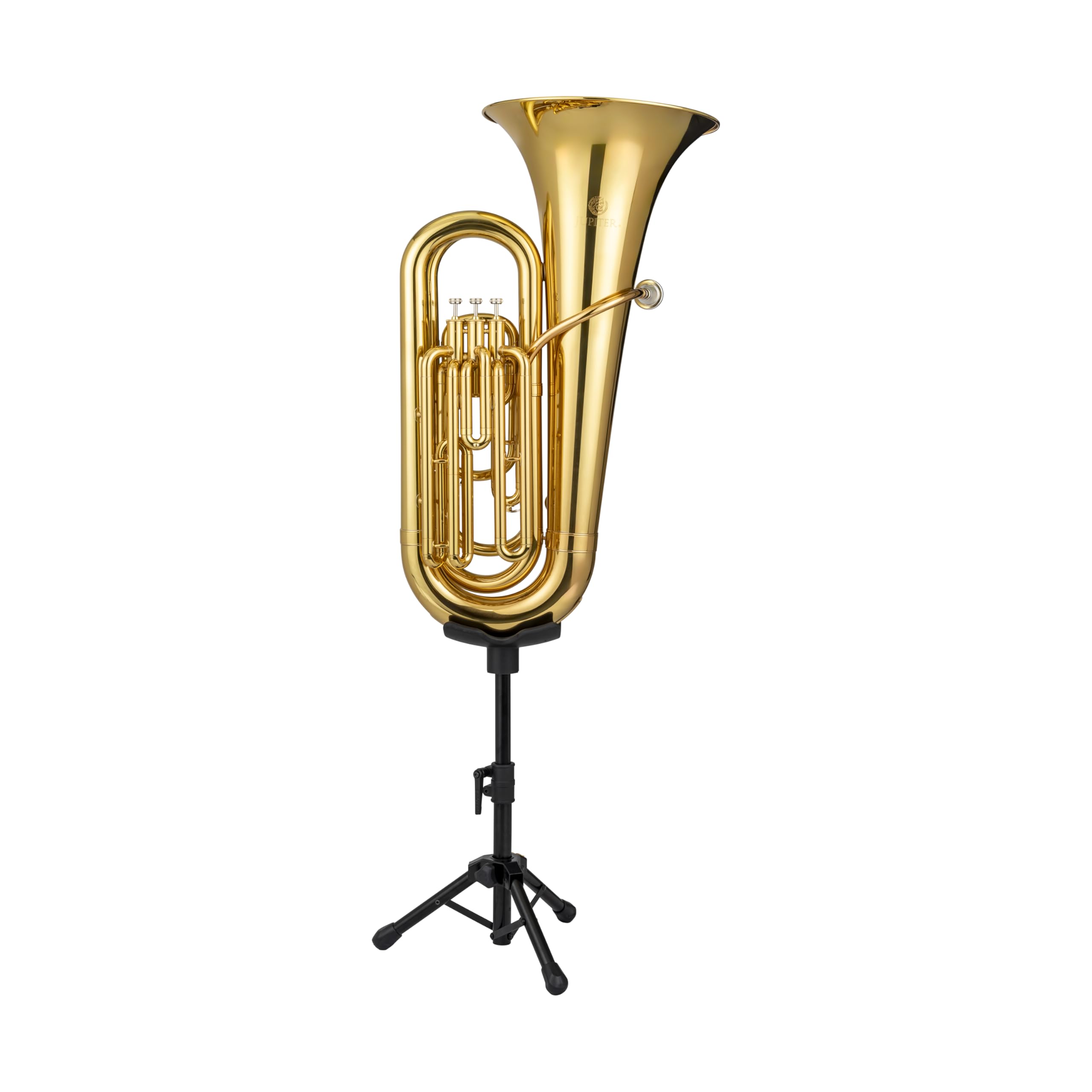 HERCULES Steh- & Sitz-Spielständer für Tuba, Euphonium, Bariton, faltbar, Tasche