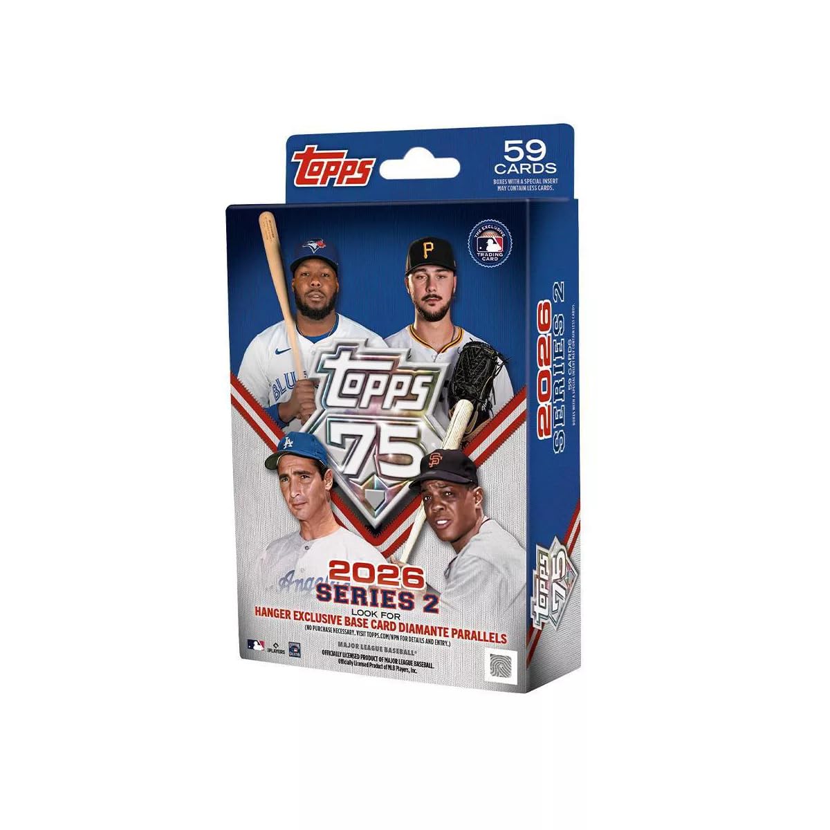 2026 Topps MLB Series 2 - Paquete de colgador de tarjetas coleccionables de béisbol