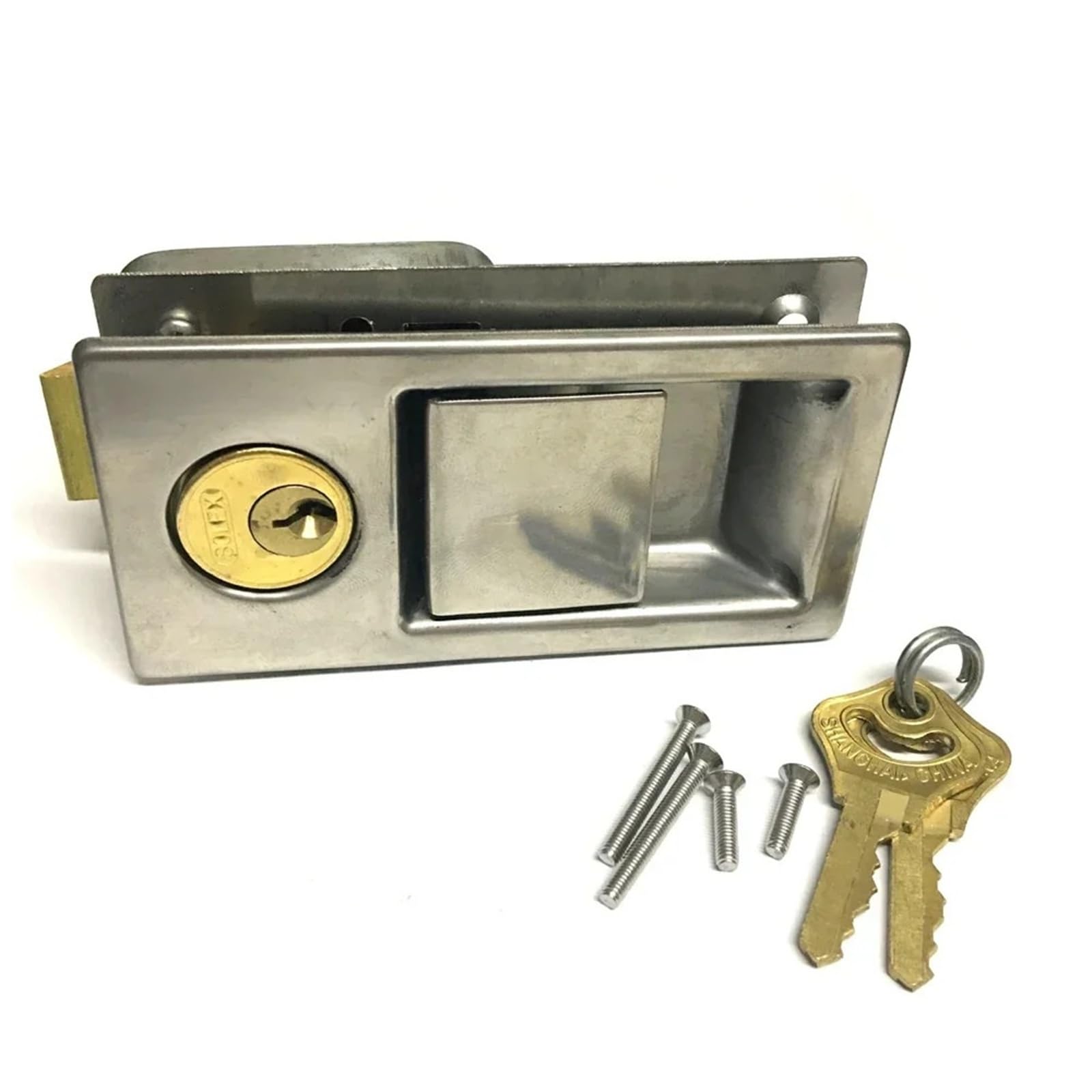 Serrure de poignée MS528 étanche en acier 304 pour boîte de rangement